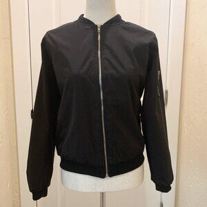 NEVER WORN! Women's Black Bomber Jacket